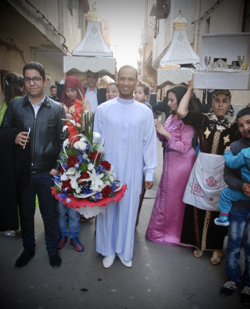 Paraded through Rabat on the way to meet my fiancée
