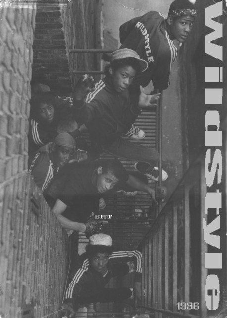 WildStyle breakdance crew, 1986 — Amin center, as 'Bitt'